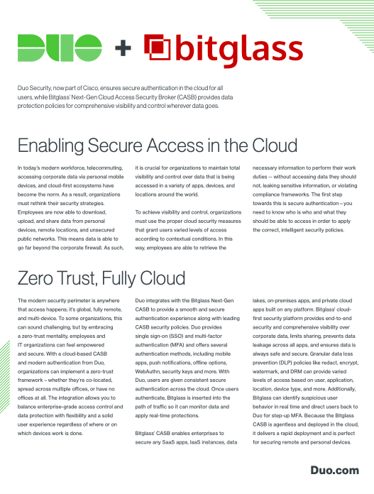 Enabling Secure Access in the Cloud